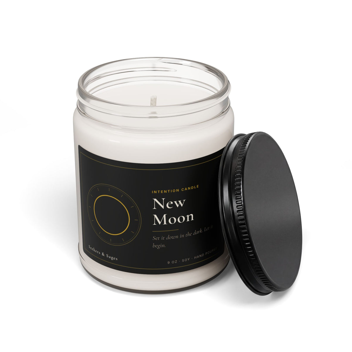 Copy of New Moon Scented Soy Candle — 9oz Intention Candle for Meditation & Self-Care