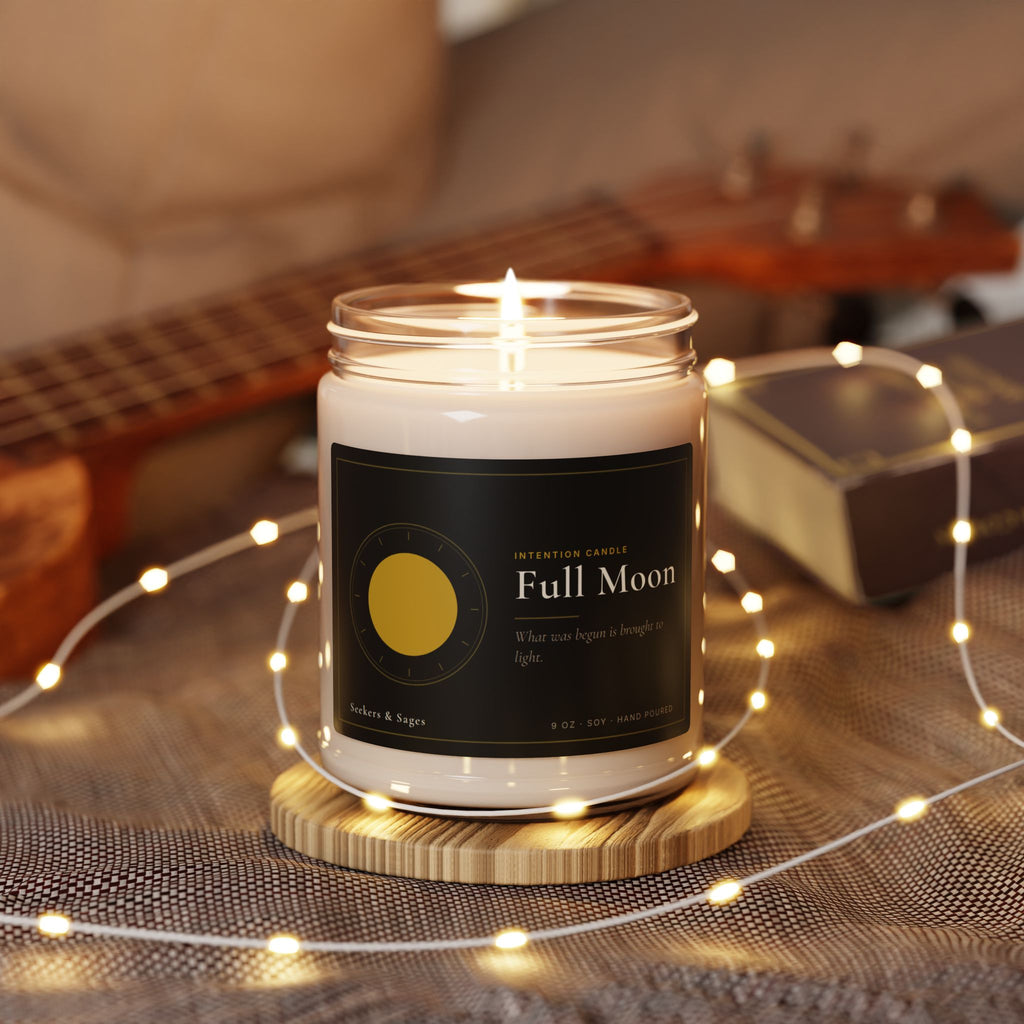 Full Moon Intention Candle — 9oz Hand-Poured Soy