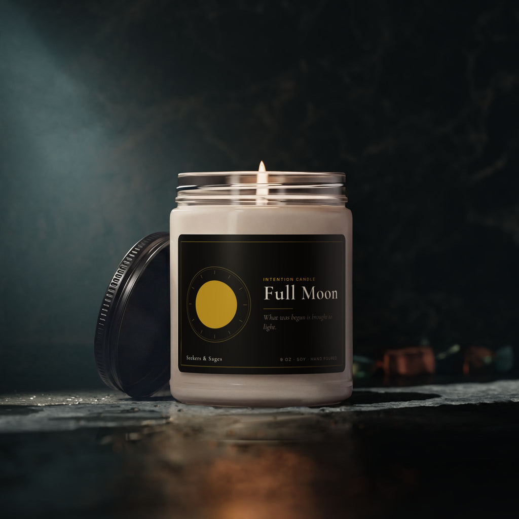 Full Moon Intention Candle — 9oz Hand-Poured Soy
