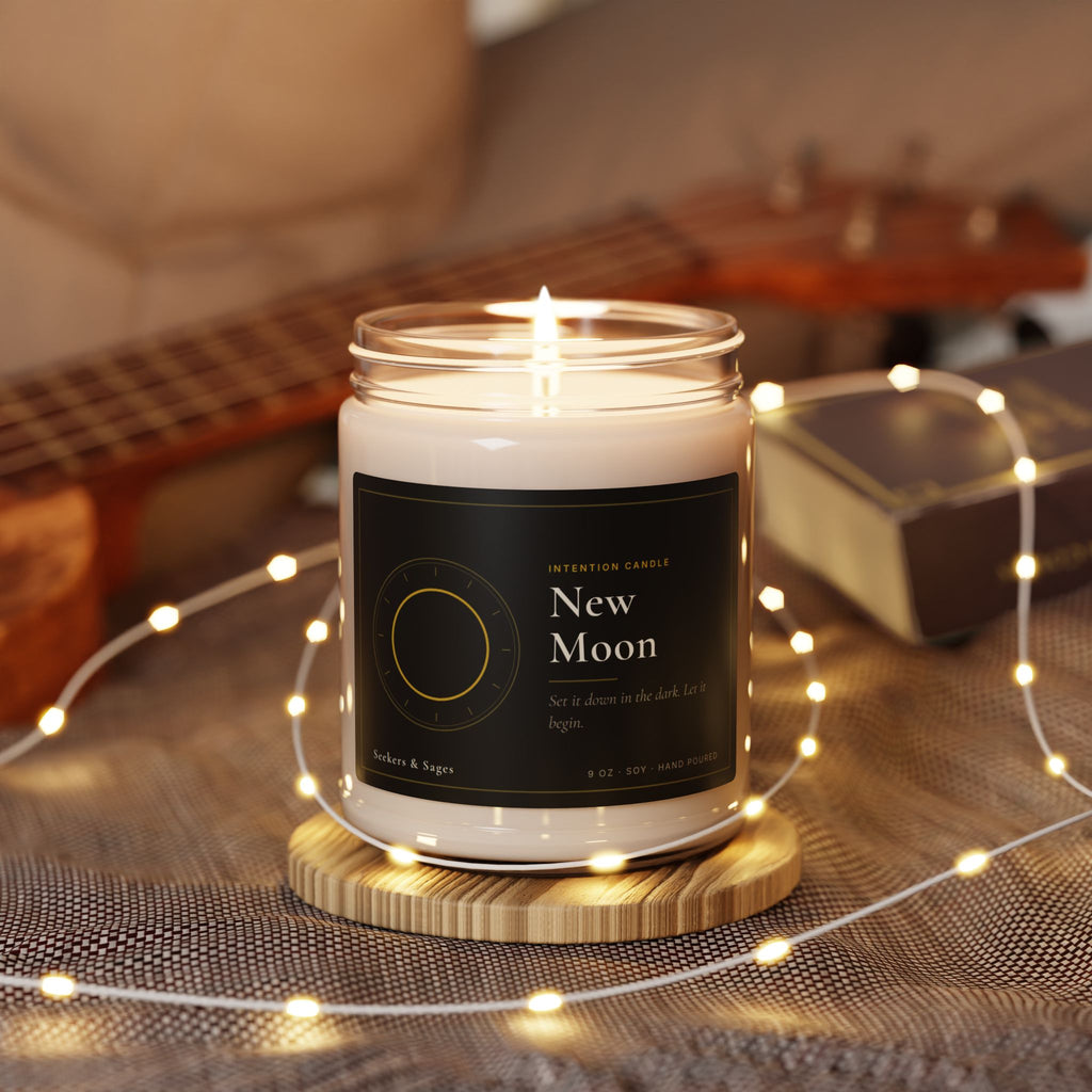 Copy of New Moon Scented Soy Candle — 9oz Intention Candle for Meditation & Self-Care