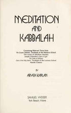 Meditation and Kabbalah (Aryeh Kaplan)